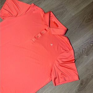 Redvanly Men’s XXL Rodin Salmon Polo Shirt Performance Golf Luxury